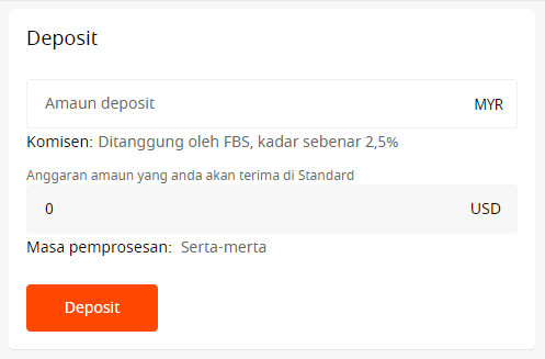 FBS Malaysia local bank deposit
